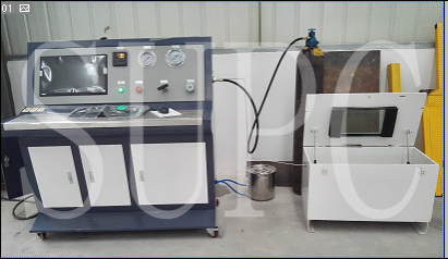 電機(jī)殼體冷卻水管水壓密封測(cè)試臺(tái)-冷卻水管密封性測(cè)試臺(tái)